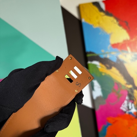 Hermès Extreme Kelly Dog Black & Gold Bracelet Size S - Picture 14 of 16